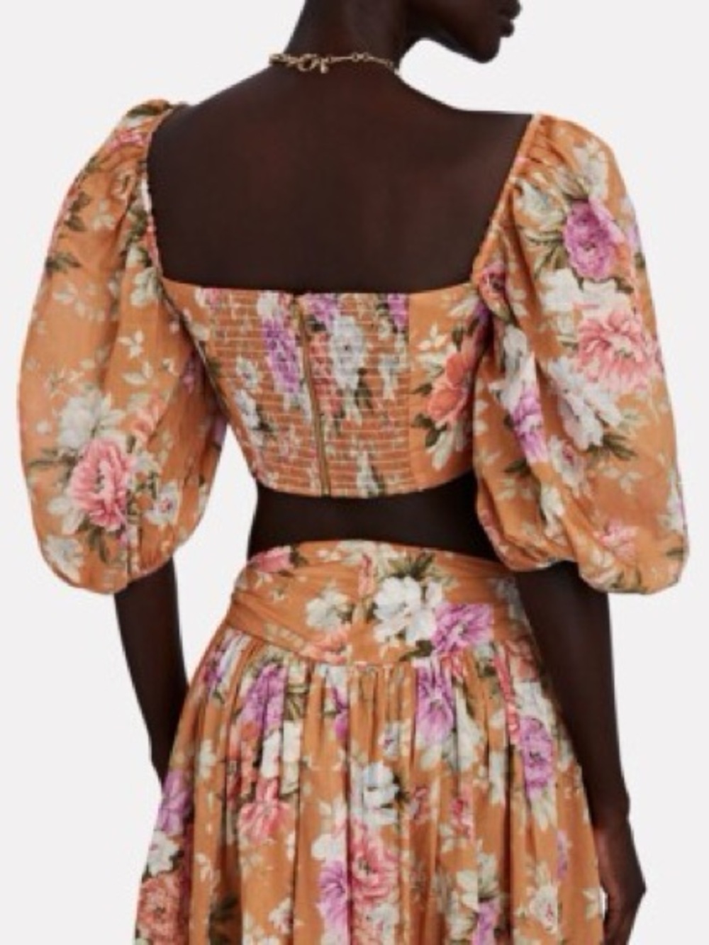 Zimmermann‎ Pattie Floral Cotton Set (Top & Skirt), Size 0 / XS - Picture 3 of 8